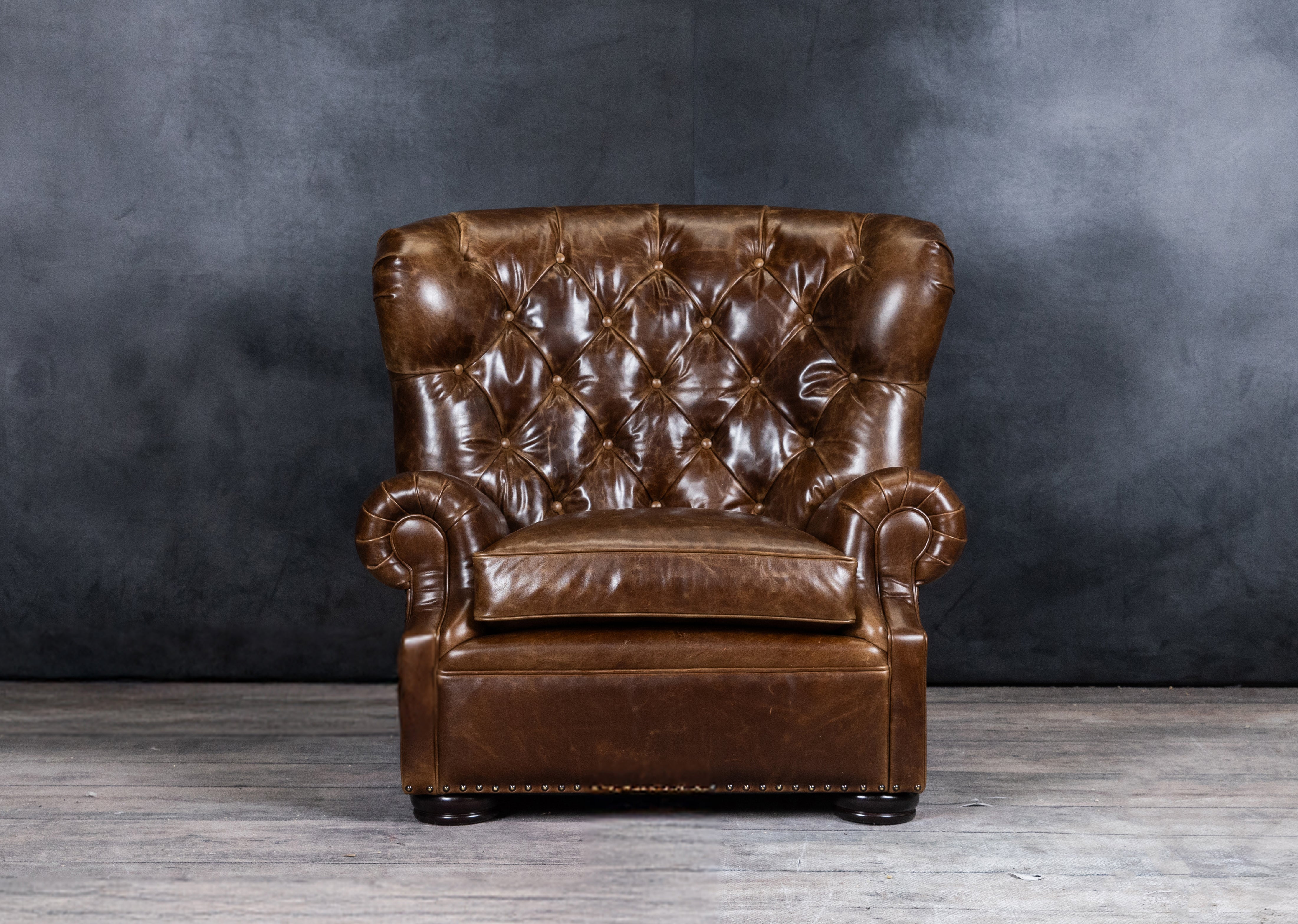 Premium Remington Genuine Leather Recliner Chair - Soft & Durable for Living Room, Home Theater, Office & Lounge Comfort