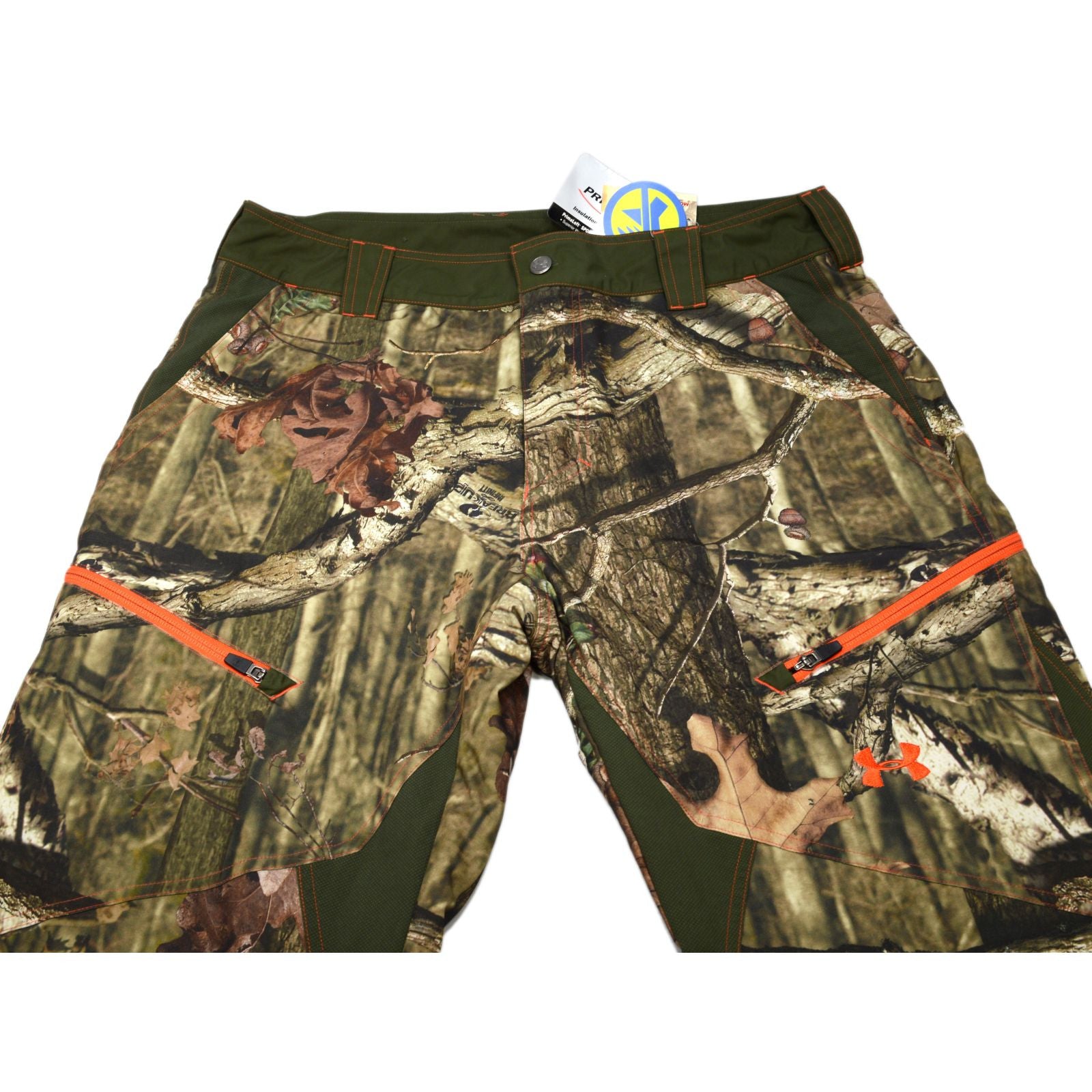 New Under Armour Mossy Oak Camo Pants Men's Size 36x32 with Ankle Button Defect - Hunting & Outdoor Activities