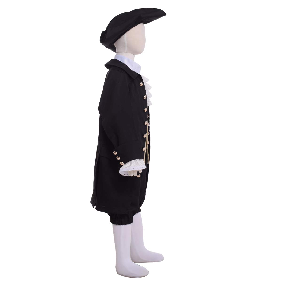 18th Century Colonial Costume for Boys - Authentic American Revolution Outfit - Perfect for Halloween, Historical Reenactments & School Plays