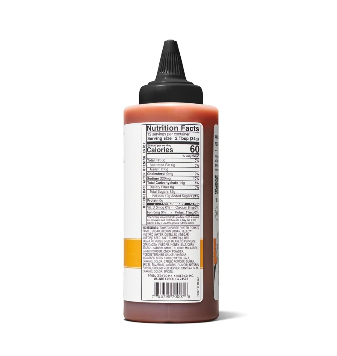 Kinders Buffalo Buttery Wing Sauce 14.2oz & Honey Hot BBQ Sauce 15.5oz Combo Pack - Premium Flavor for Chicken Wings, Ribs, and Grilling - Packaged by Bryant Desai Supplies