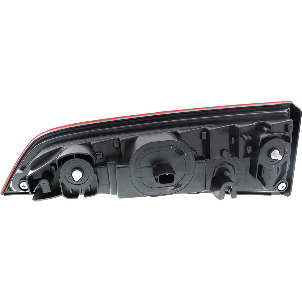 KarParts360 Compatible with 2016-2018 Honda Pilot - Left Inner Tail Light Assembly with Bulbs - Direct Replacement for HO2802108 - CAPA Certified - Perfect for Night Driving Safety & Vehicle Rear Visibility Enhancement