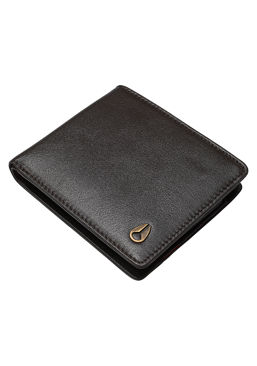 Genuine Leather Coin Wallet for Men & Women - Slim RFID Blocking Brown Bifold Wallet - Perfect for Travel, Shopping & Everyday Use