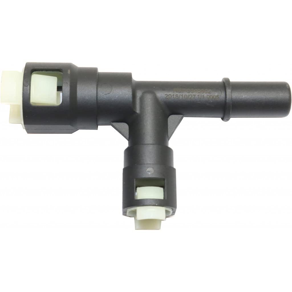 2003-2013 Cadillac Escalade EXT Heater Hose Fitting Replacement - 111mm Long - Compatible with OEM Part 15055343 - Perfect for Cooling System Repairs & Maintenance
