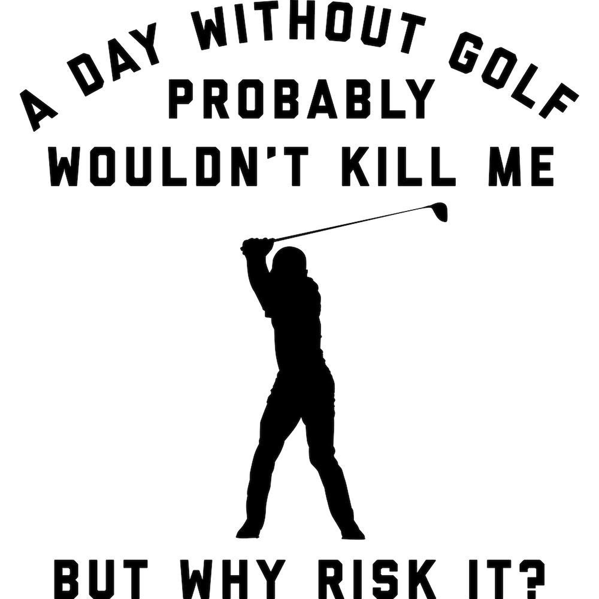 Premium 15 oz (444 ml) Ceramic Coffee Mug - A Day Without Golf Design - Perfect for Golf Lovers, Office Use & Home Decor - Dishwasher & Microwave Safe