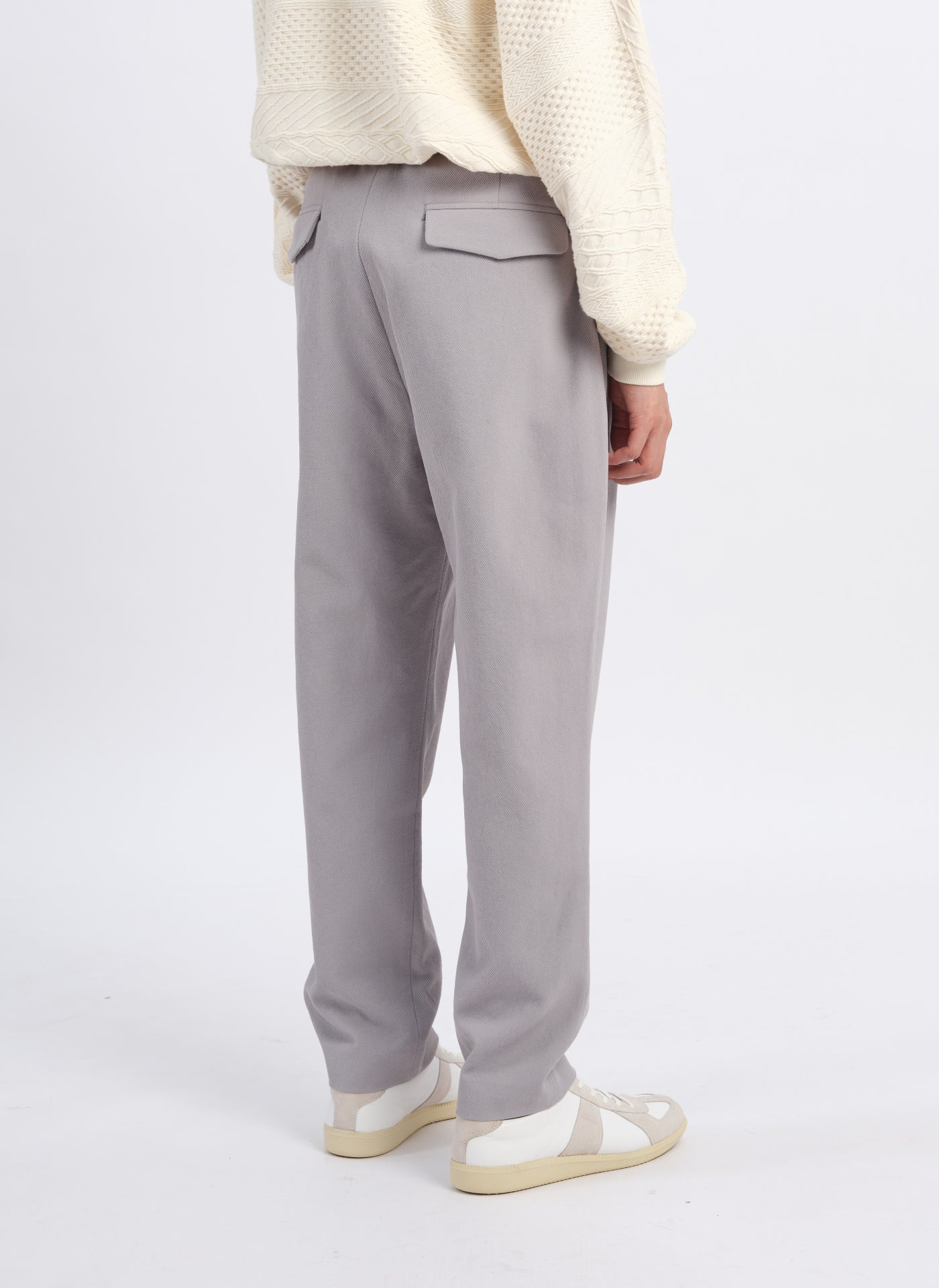 Solotex Garbardine Work Pants - Relaxed Tapered Ankle-Length Professional Trousers for Men & Women | Perfect for Office, Business Casual & Workwear