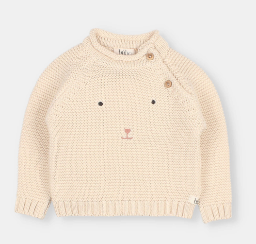 BUHO NB Teddy Jumper for Newborns (3M-12M) - Soft & Cozy Winter Outfit for Baby Boys & Girls