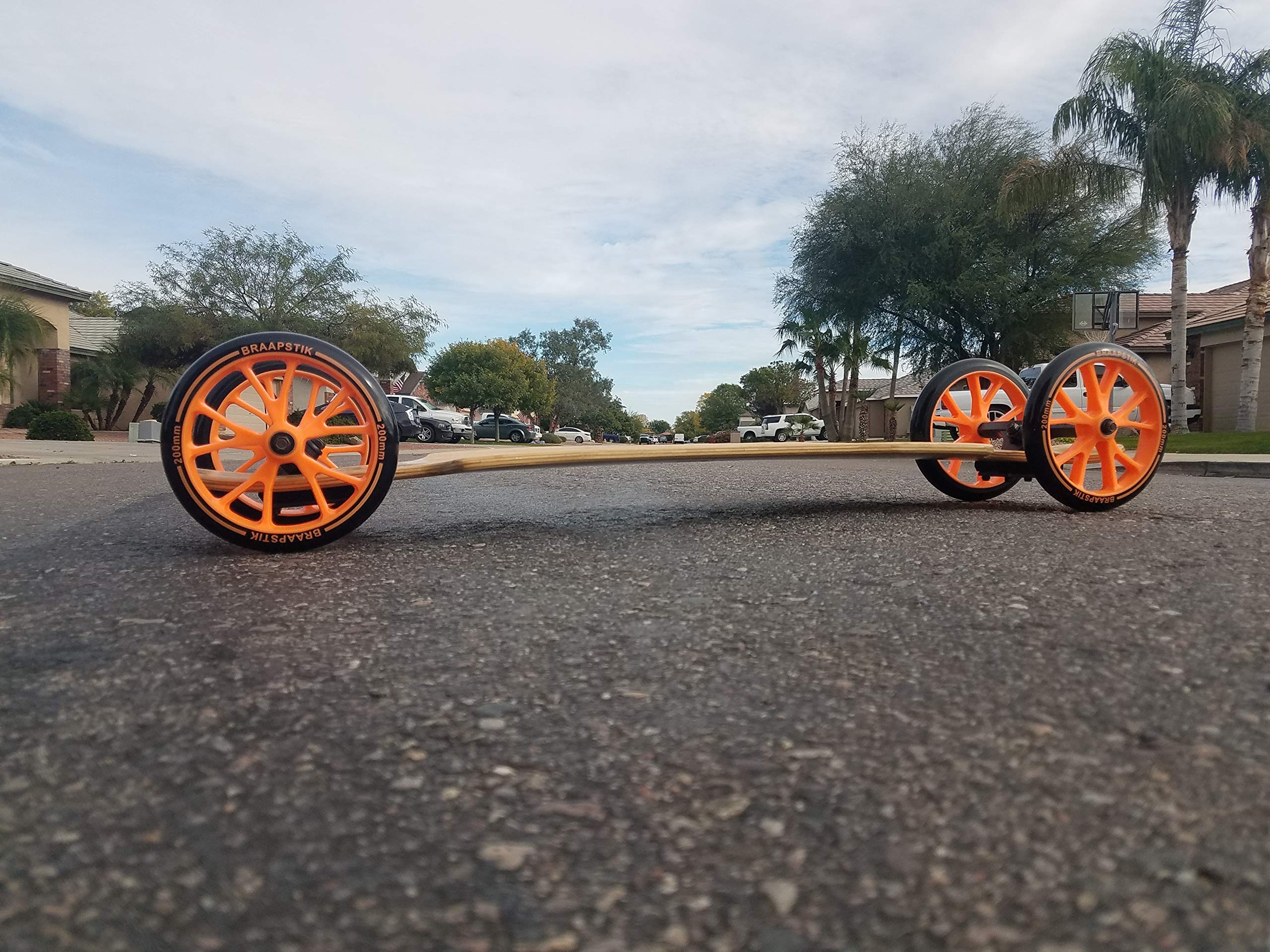 Large Wheel Longboard Skateboard - Big Wheels for Smooth & Safe Riding - Perfect for Beginners & Intermediate Riders - Great for Commuting, Cruising & Downhill Riding