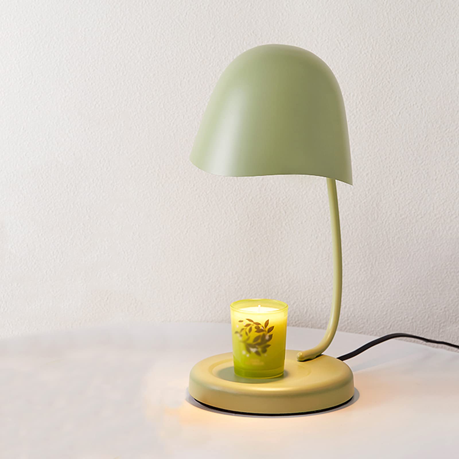 Adjustable Height Retro Candle Warmer Lamp with Timer - Dimmable Fragrance Melter for Large Jars & Pillar Candles - Perfect for Home Aromatherapy, Relaxation & Romantic Ambiance