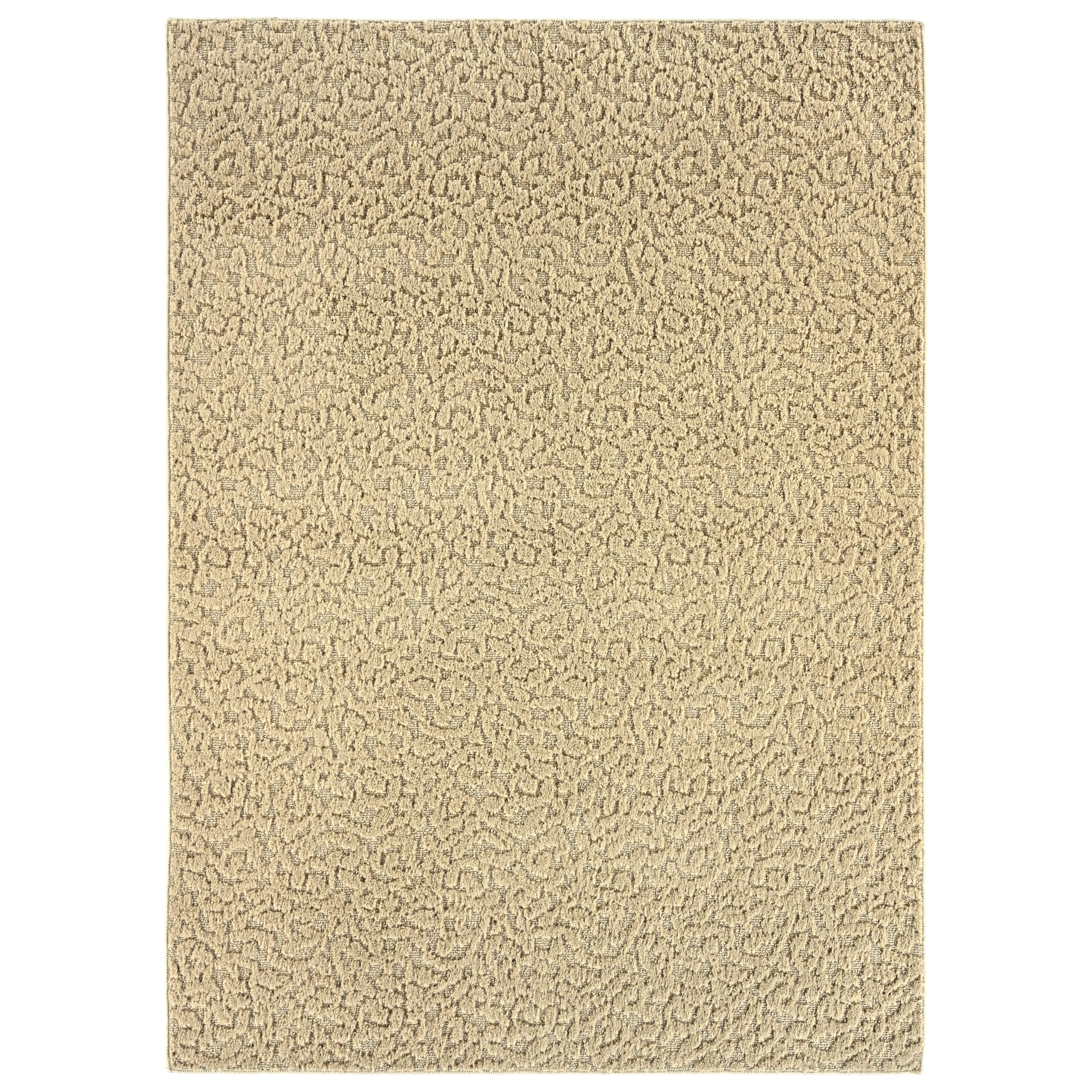 Garland Rug Ivy Area Rug 9x12 Feet Tan - Soft Non-Slip Living Room Rug for Bedroom, Dining Room & Home Decor