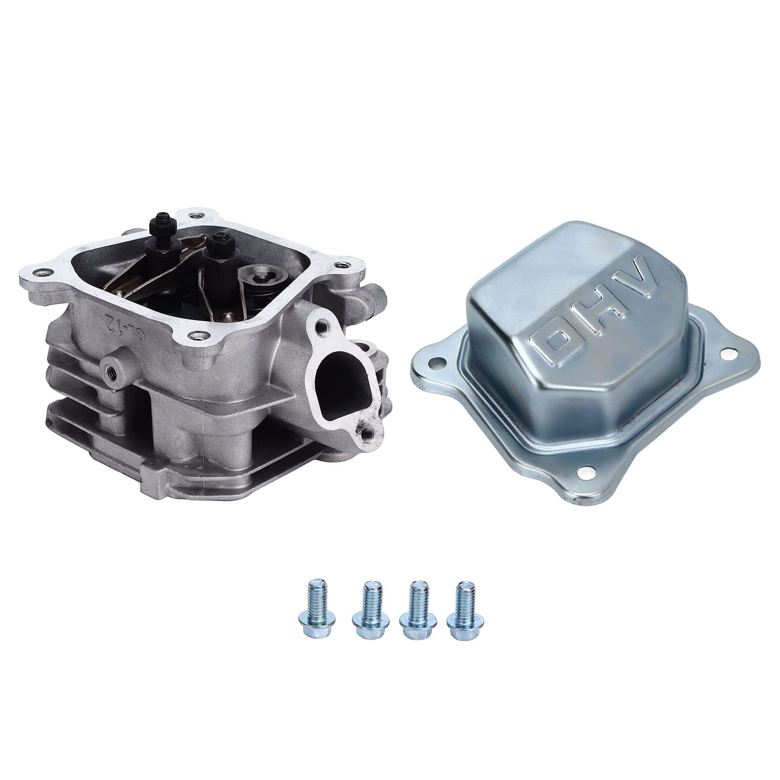 **Durable Steel & Iron Cylinder Head Replacement for Lawn Mowers - Perfect for Engine Repair & Maintenance**    *(Ideal for DIY repairs, lawn mower maintenance, and small engine restoration projects.)*