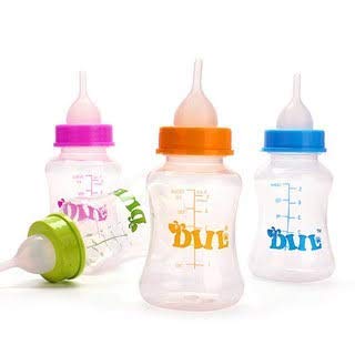 SR VISION Newborn Small Dog Puppy Cat Kitten Rabbit Milk Feeding Nursing Bottle Set - Plastic Pet Bottle for Baby Animals (Color May Vary) - Perfect for Feeding Orphaned Pets at Home or Veterinary Clinics