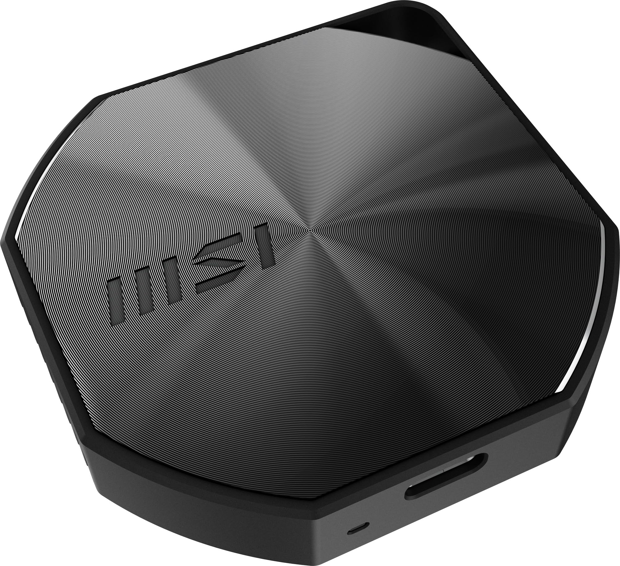 MSI DATAMAG 20Gbps 2TB Portable SSD - Ultra Fast External Solid State Drive with 1600MB/s Speed, USB-C 3.2 Gen2x2 - Perfect for Gaming Laptops, Video Editing, Photography & Data Backup (Black)