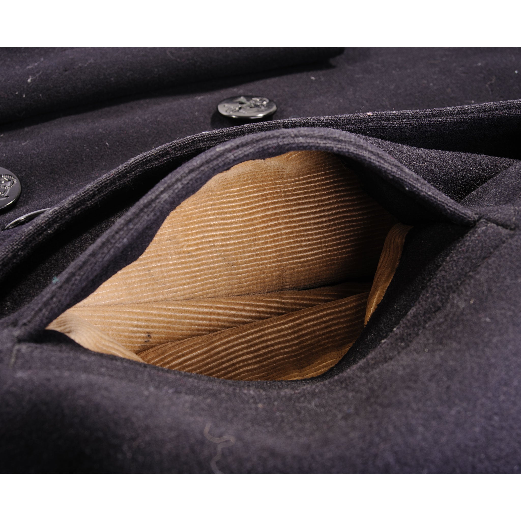 Vintage 1960s US Navy Peacoat - Authentic USN Clothing Supply Office Issue, Size 34 with Stenciled Markings | Military Collectible & Cold Weather Outerwear