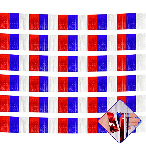 10 Pack Red Blue White