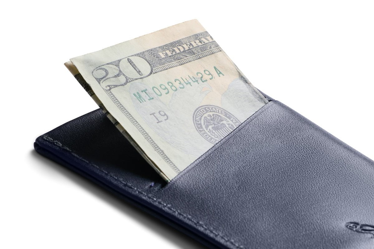 Bellroy Card Sleeve Wallet - Premium Slim RFID Blocking Leather Card Holder (Second Edition) for Men & Women - Perfect for Travel, Business & Everyday Use