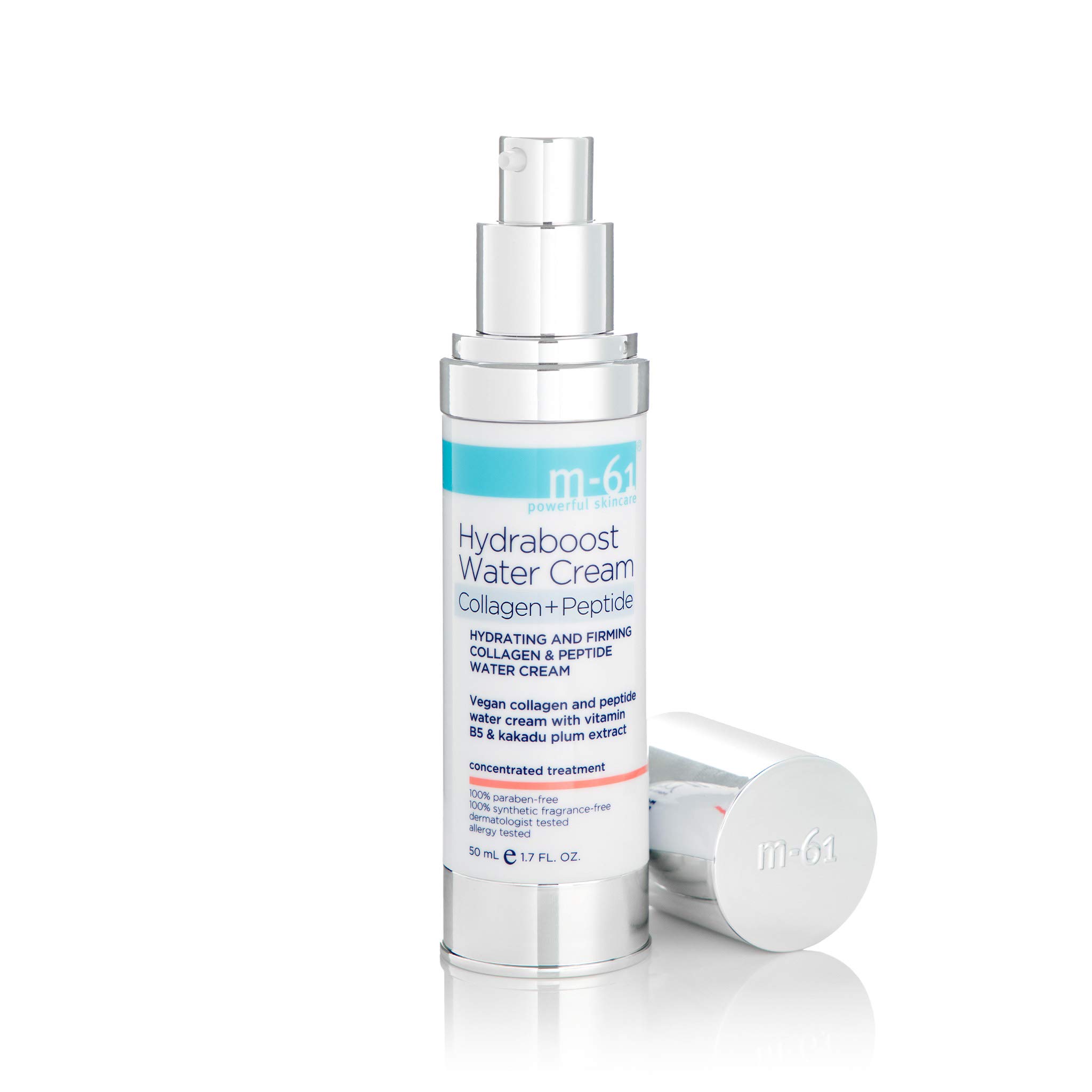 M-61 Hydraboost Collagen+Peptide Water Cream - Lightweight Anti-Wrinkle Face Moisturizer for Hydration & Skin Elasticity | Daily Skincare for Dry, Aging Skin | Perfect for Morning & Night Routine