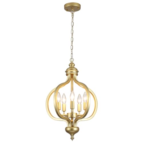 5 Lights Gold -E12
