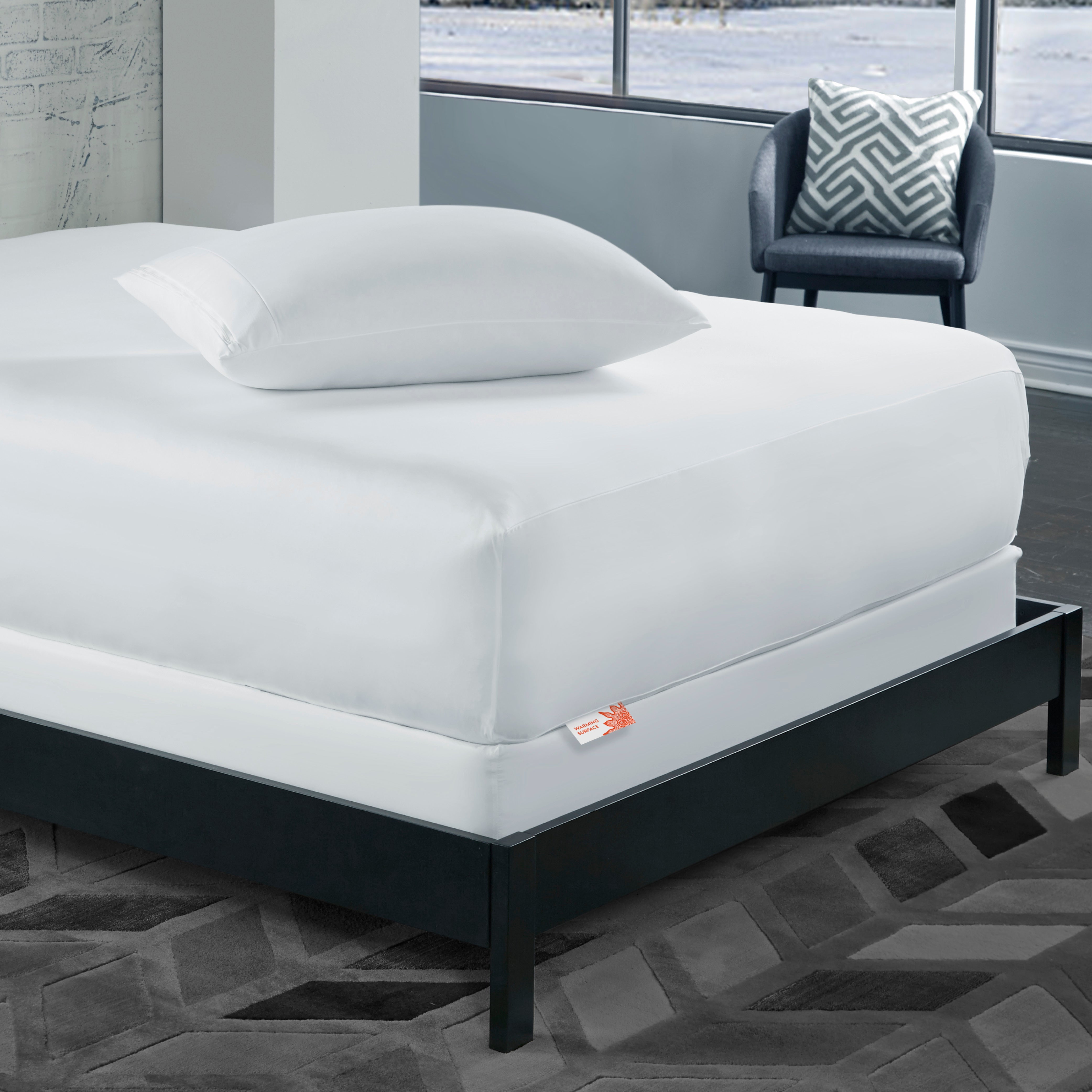 PureCare ReversaTemp 5-Sided Waterproof Mattress Protector - Cooling & Hypoallergenic Bed Cover for Allergies & Night Sweats - Perfect for Hot Sleepers & Allergy Sufferers