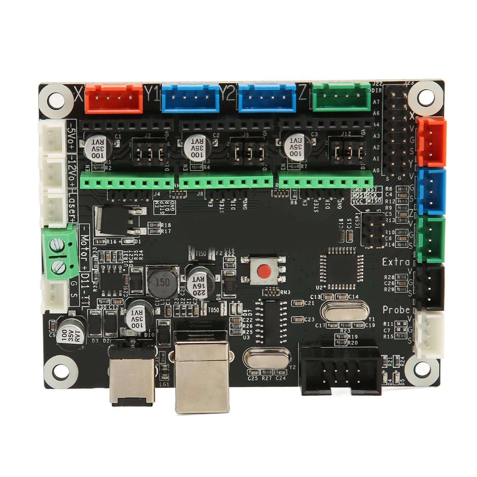 MKS Motherboard CNC Offline Controller DLC V2.1 - Main Control Board for A4988 Stepper Driver | DIY CNC Machine & 3D Printer Upgrade | Perfect for Milling, Engraving & Prototyping Projects