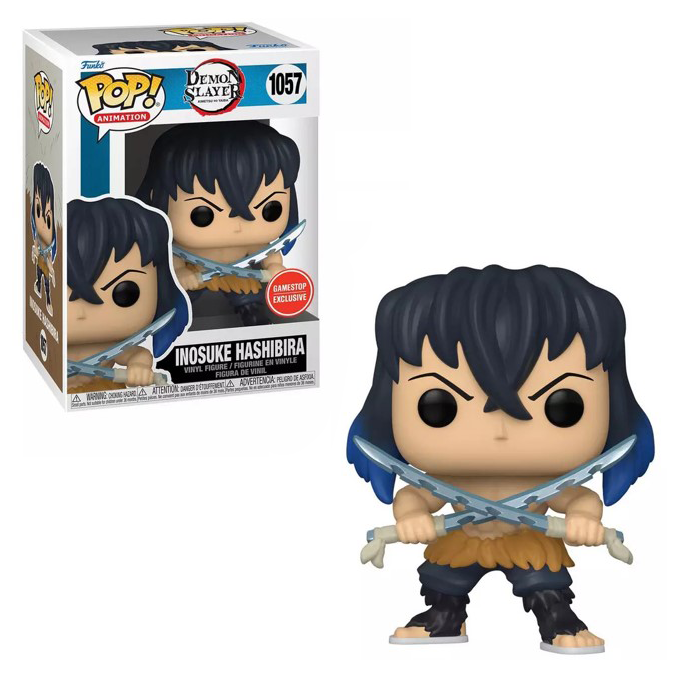 Funko Pop! Demon Slayer: Inosuke Hashibira #1057 Collectible Vinyl Figure - Anime Action Figure for Fans & Collectors - Perfect for Display, Gifts, and Anime Merchandise Collections