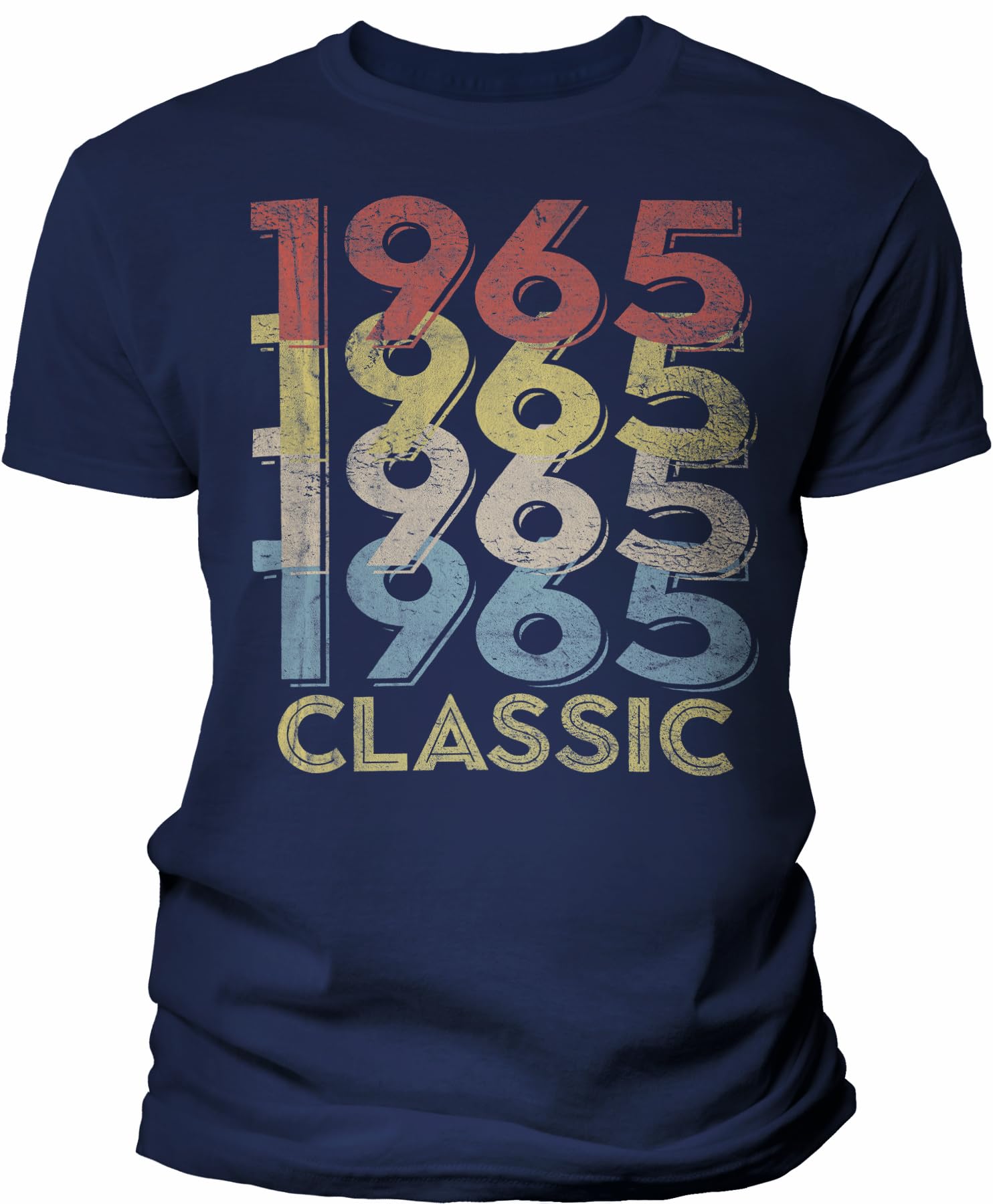 1965 Vintage Retro 60th Birthday Gift T-Shirt for Men - Classic 60 Year Old Birthday Present - Perfect for Milestone Celebrations & Party Outfits