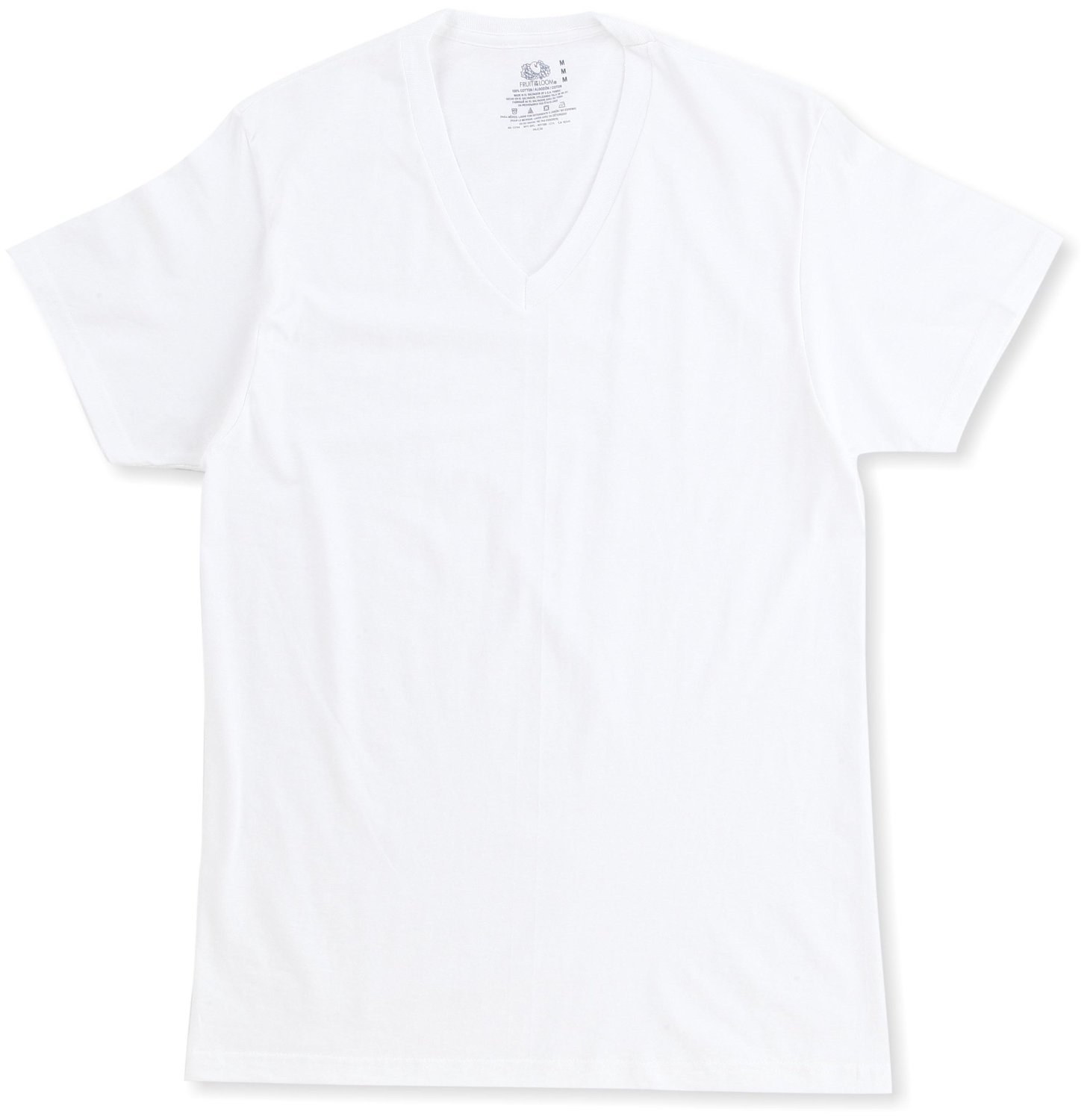 Fruit of the Loom Men's V-Neck T-Shirts 3-Pack - Soft Cotton Crew Neck Tees for Casual Wear & Layering | Comfortable Everyday Basic Shirts for Work, Gym, and Weekend Outfits
