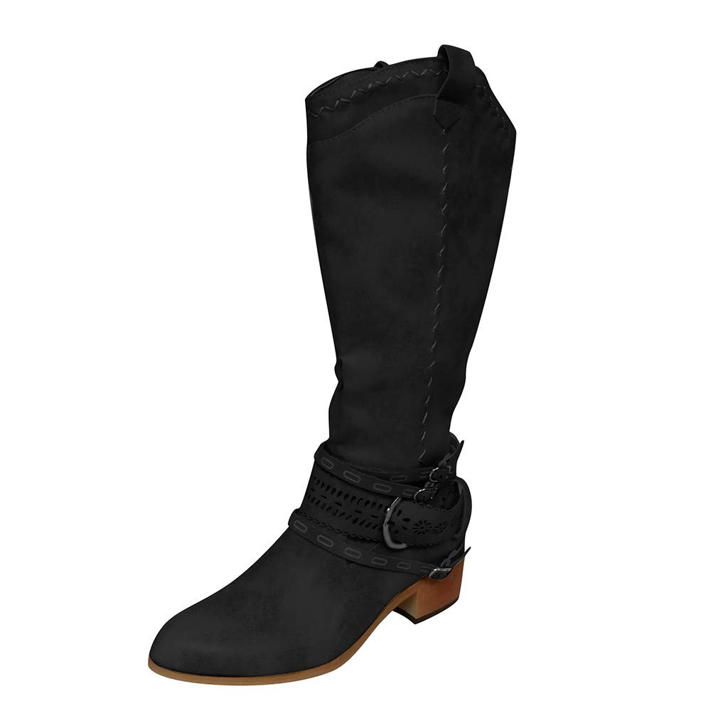 Vintage Western Style Women's Square Toe Low Heel Zip Up Comfortable Ankle Boots for Teen Girls - Perfect for Rodeo, Cowgirl Fashion & Casual Outfits