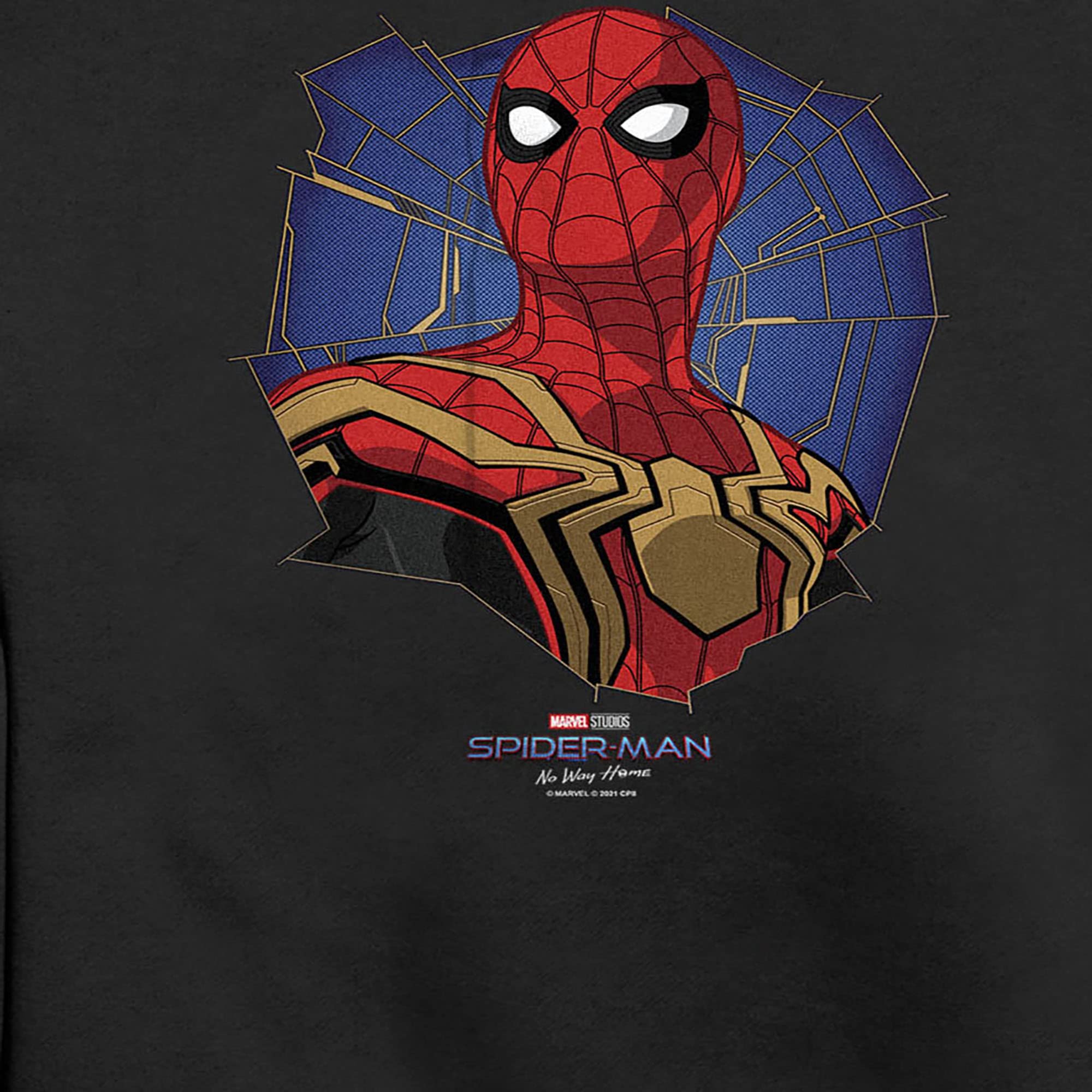 Men's Marvel Spider-Man: No Way Home Web of a Hero Sweatshirt | Official Licensed Marvel Apparel | Casual Superhero Fan Wear for Movie Nights & Comic Conventions