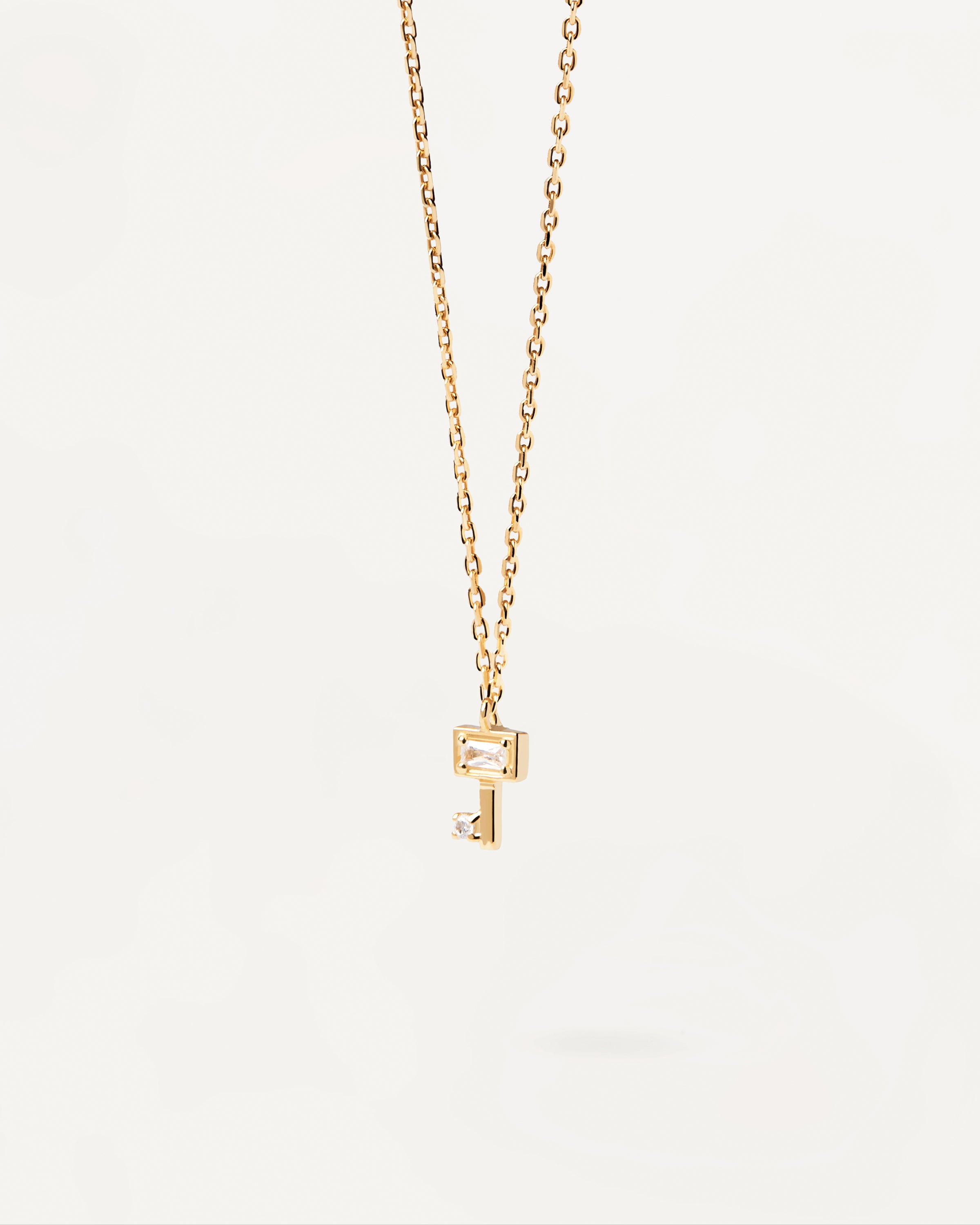 Elegant 14K Gold Key Necklace for Women - Perfect Gift for Birthday, Anniversary & Valentine's Day | Dainty Layering Jewelry for Everyday Wear