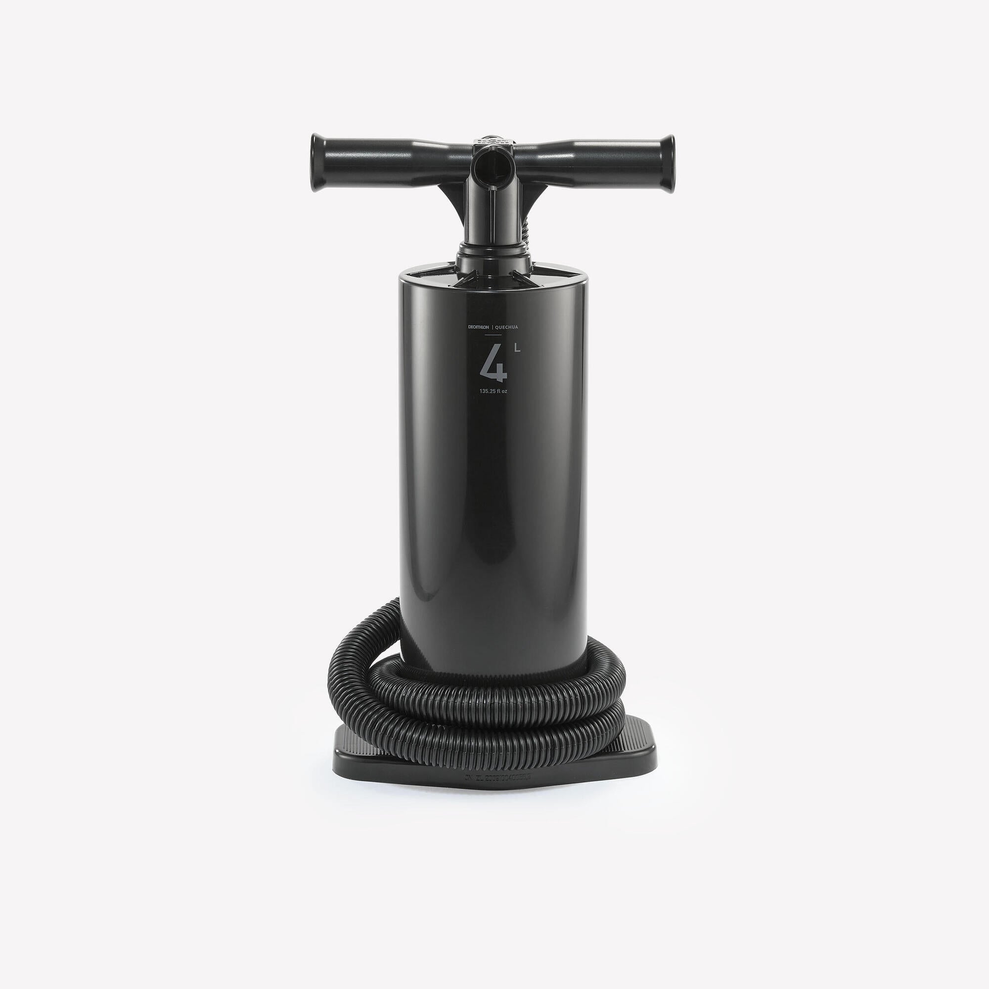 Quechua Double Action Hand Pump for Air Mattress - Portable & Efficient for Camping, Travel, and Home Use