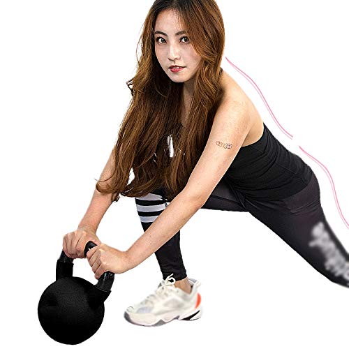 AGYH Cast Iron Kettlebell 16kg/35.2lb - Heavy Duty Home Gym Equipment for Strength Training, Weight Lifting & CrossFit - Durable Dumbbell Alternative for Full Body Workouts, Functional Fitness & Muscle Building