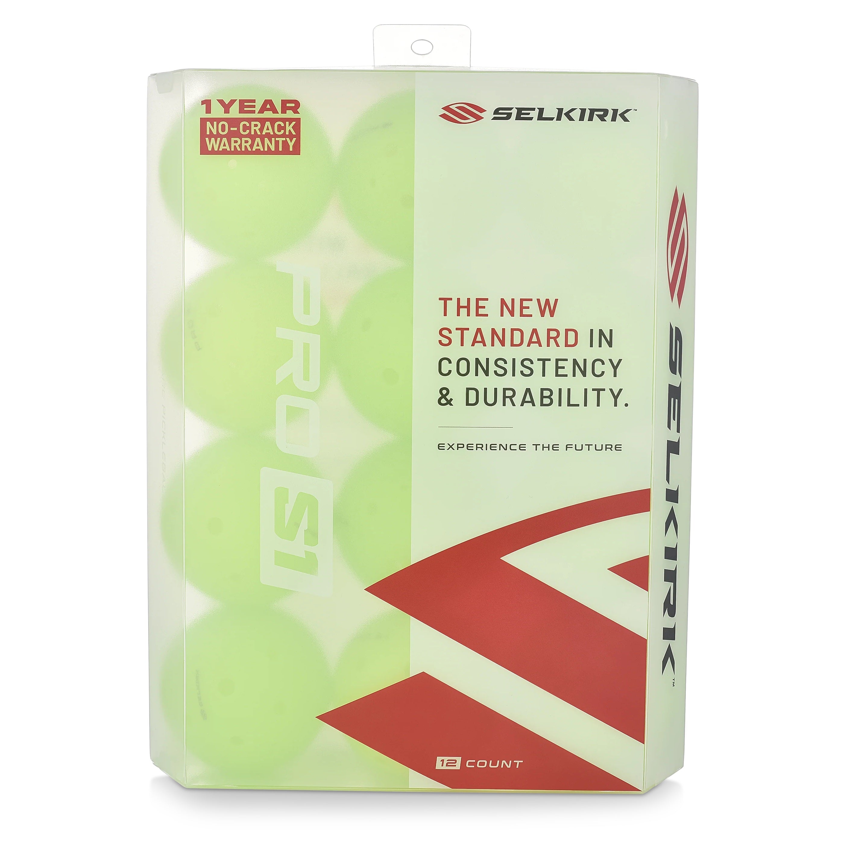 Selkirk Pro S1 Pickleball Balls (4-Pack) – Premium Outdoor/Indoor Pickleballs for Competitive Play & Training