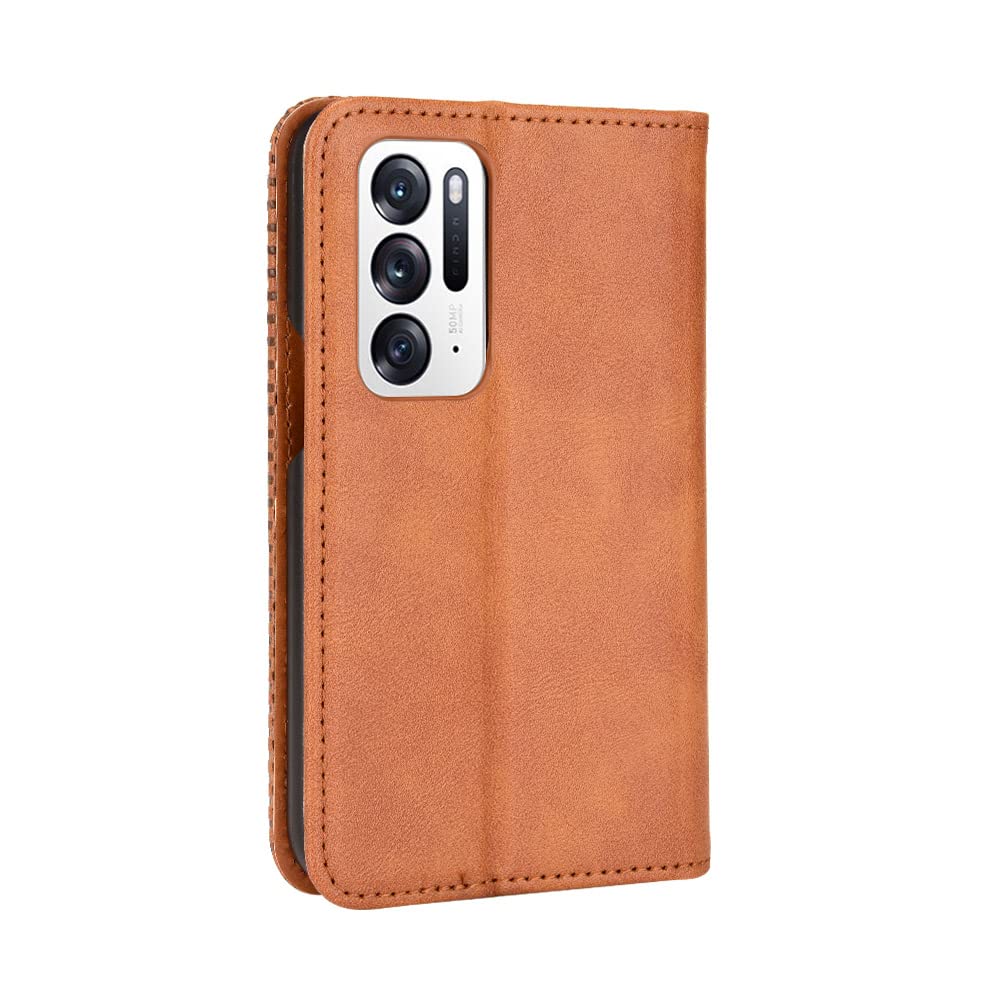 Premium PU Leather Flip Cover Case for Oppo Find N (2021 5G PEUM00) - Slim Protective Phone Case with Card Slot | Perfect for Work, Travel & Daily Use