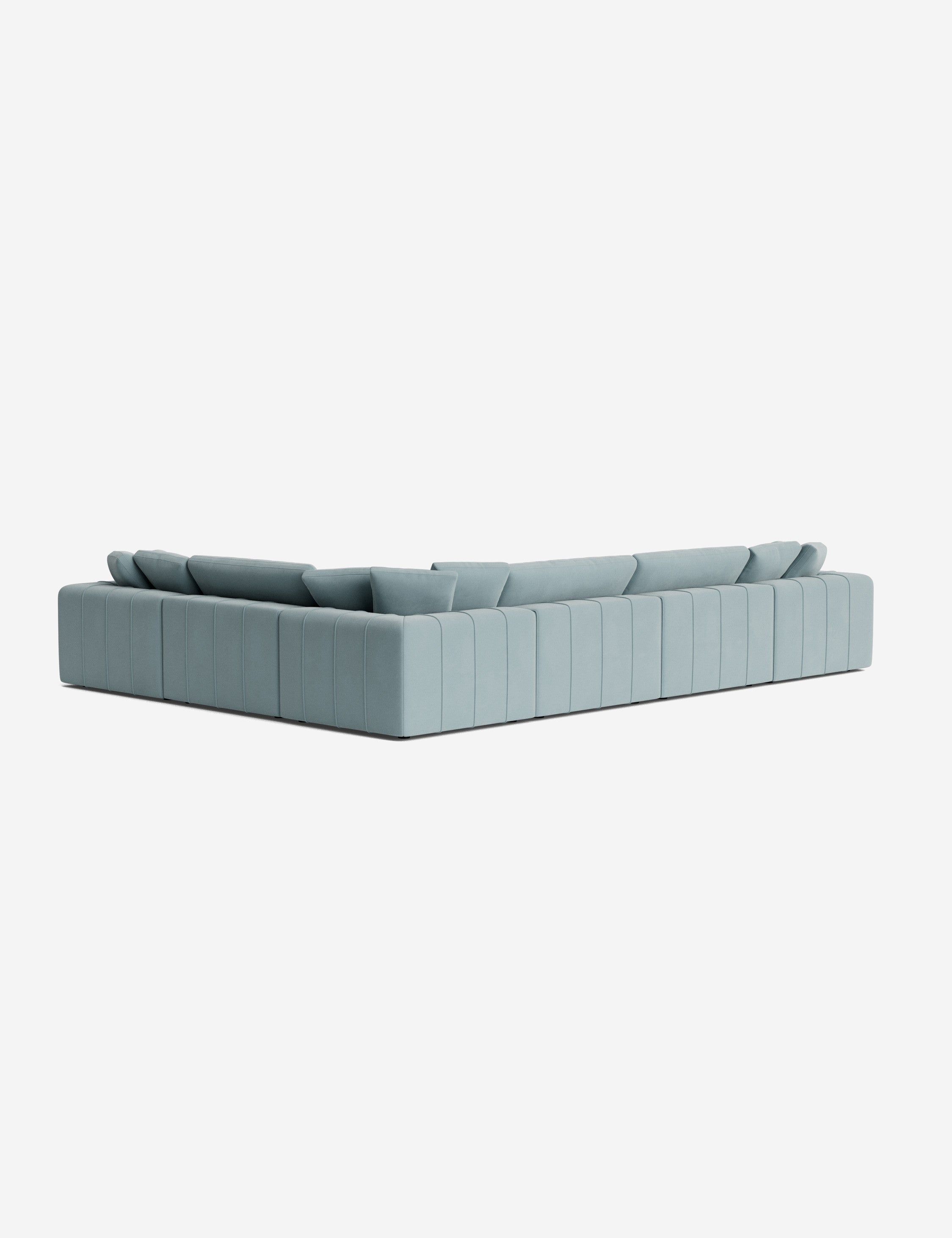 Capella Modular Corner Sectional Sofa - Modern L-Shaped Couch with Reversible Chaise, Soft Fabric Upholstery - Perfect for Living Room, Family Room & Home Theater
