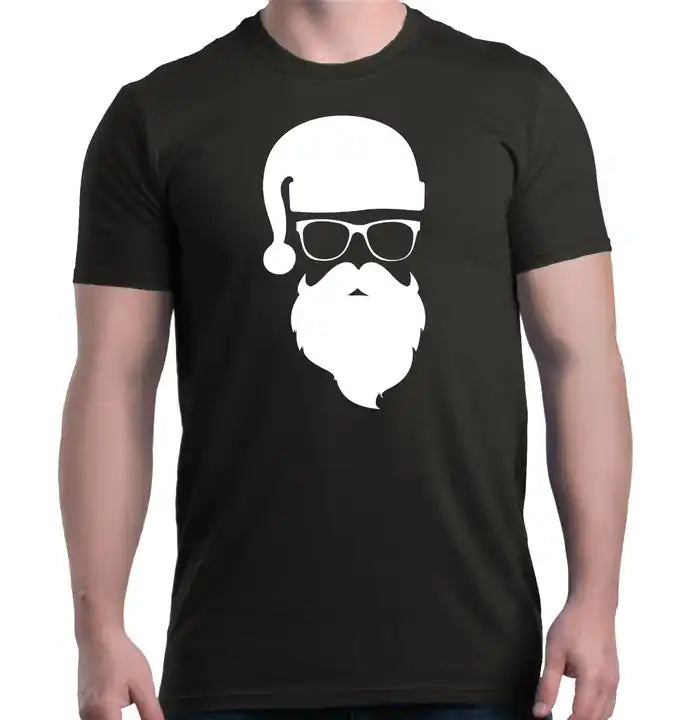 Funny Oversized Santa Christmas T-Shirt for Men & Women - Cozy Holiday Party Outfit, Ugly Sweater Alternative, Festive Gift Idea