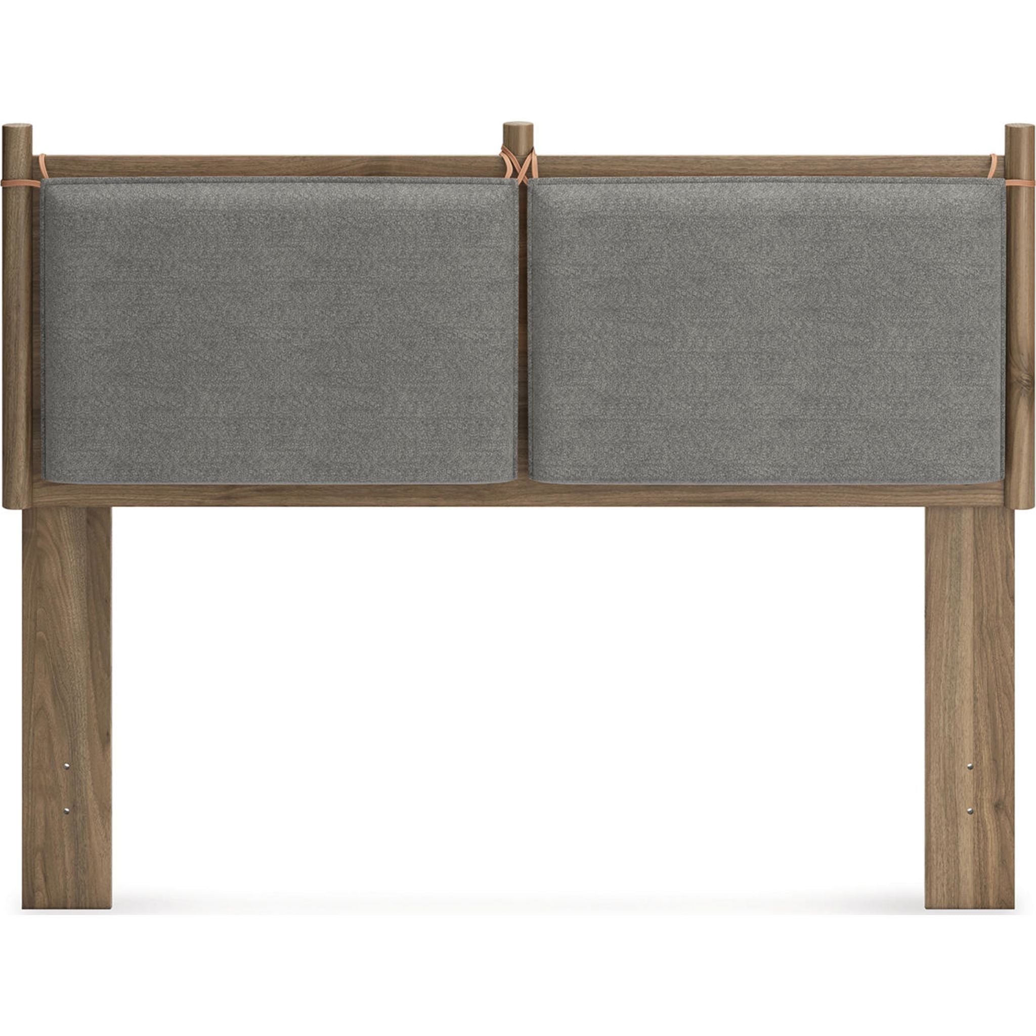 Aprilyn Full Platform Bed Frame - Solid Wood, Honey Finish - Queen Size Bed with Sturdy Slat Support for Modern & Minimalist Bedrooms