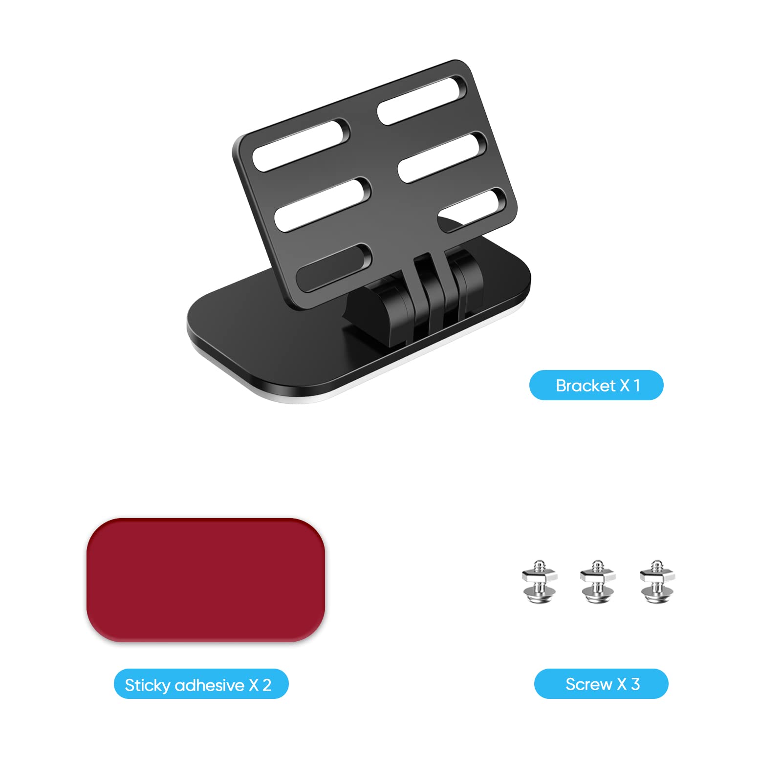 PixelMan Universal Rear Camera Mount - Dash Cam Car Rear Window Holder & Rearview Camera Bracket for SUV, Truck, RV - Perfect for Backup Camera Installation and Driving Safety Enhancement
