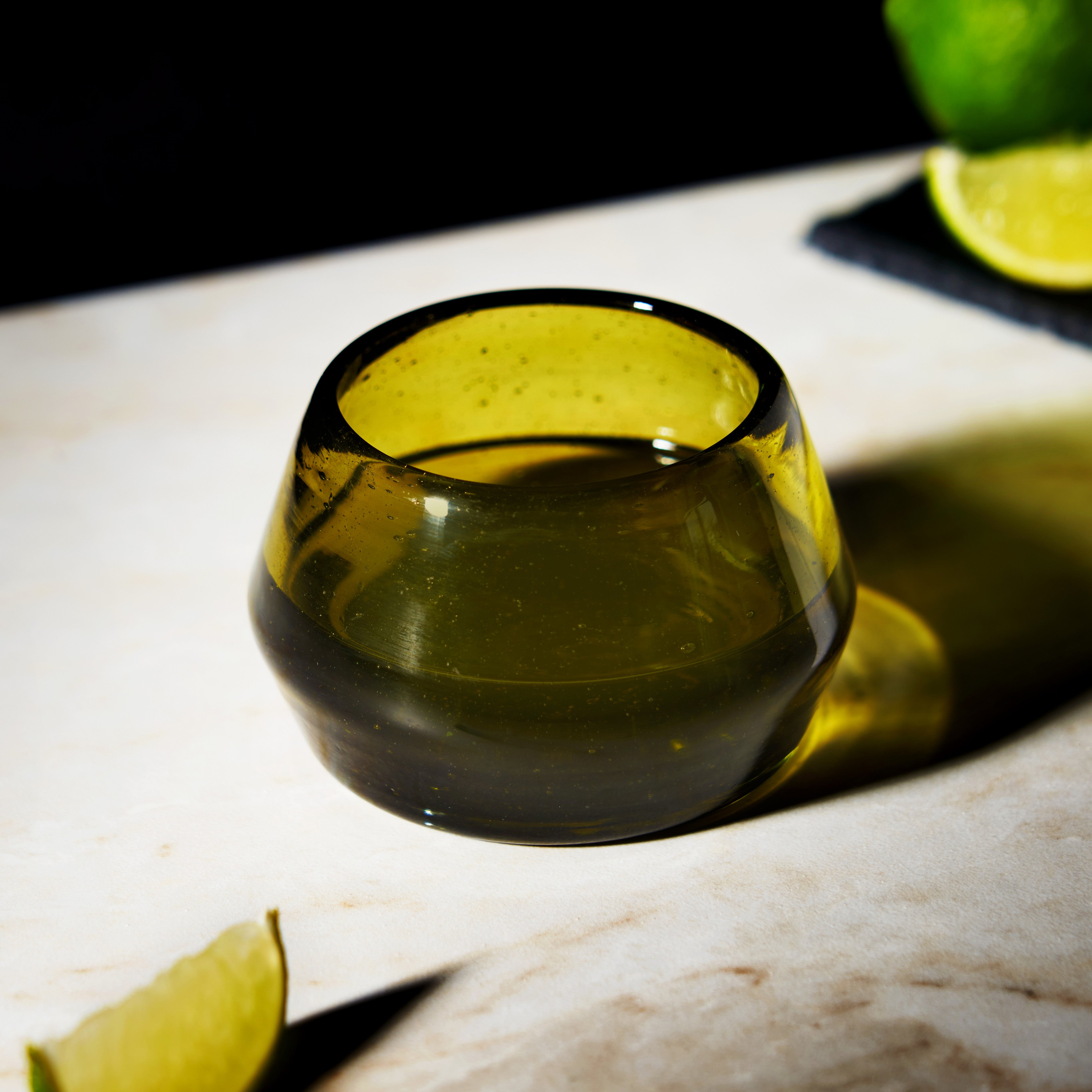Premium Green Tequila Copita Glass - Authentic Mexican Shot Glass for Tequila Tasting & Sipping - Perfect for Parties, Bars & Home Entertaining