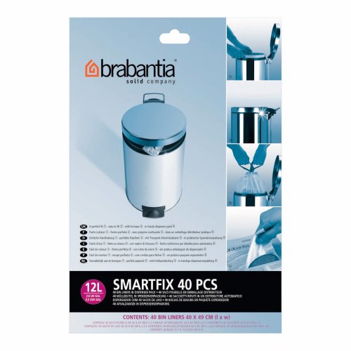 Brabantia 377709 Deep Red Step Can Retro Garbage Bin 12L - Stylish Kitchen Trash Can with Foot Pedal for Home, Office & Bathroom Waste Disposal
