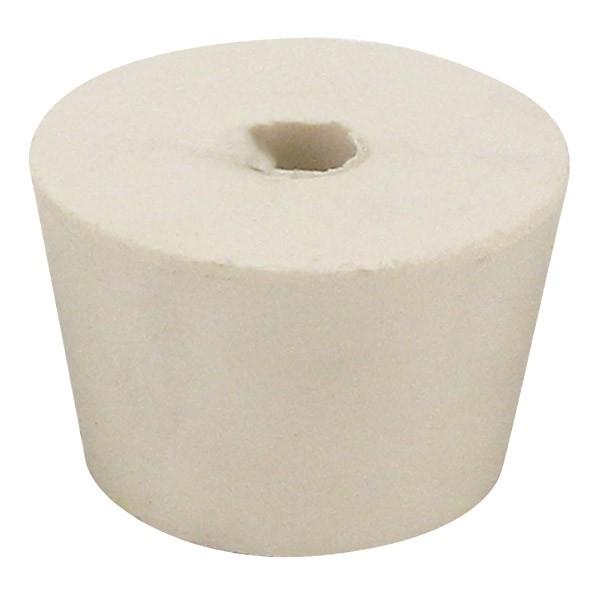 7.5 Bung Rubber Stopper with Airlock Hole - Perfect for Homebrewing, Fermentation, and DIY Science Projects