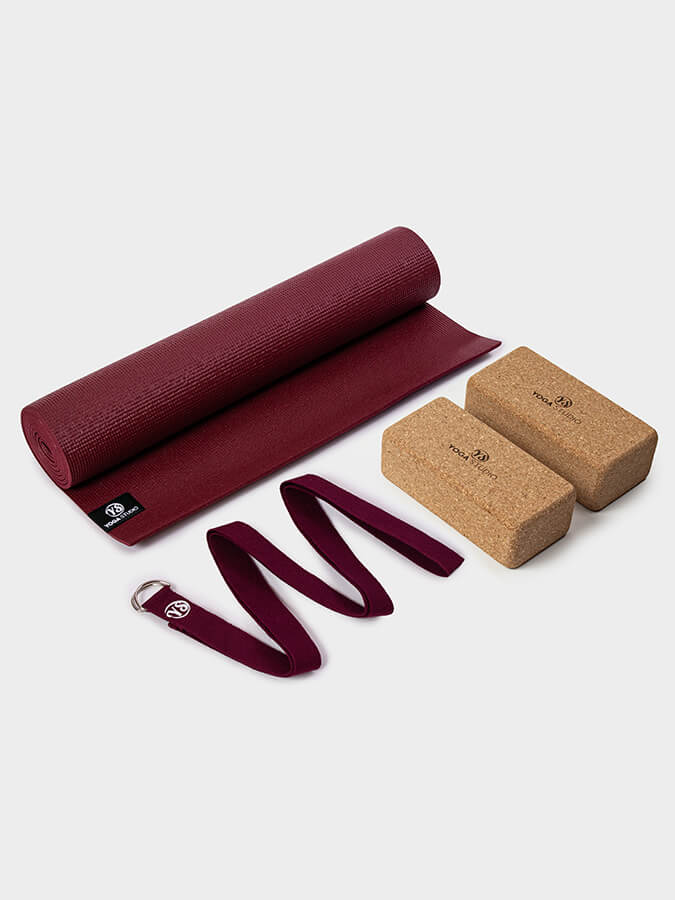 Eco-Friendly Cork Yoga Mat Set with Non-Slip Surface - Oeko-Tex Certified for Home & Studio Practice - Perfect for Beginners & Professionals