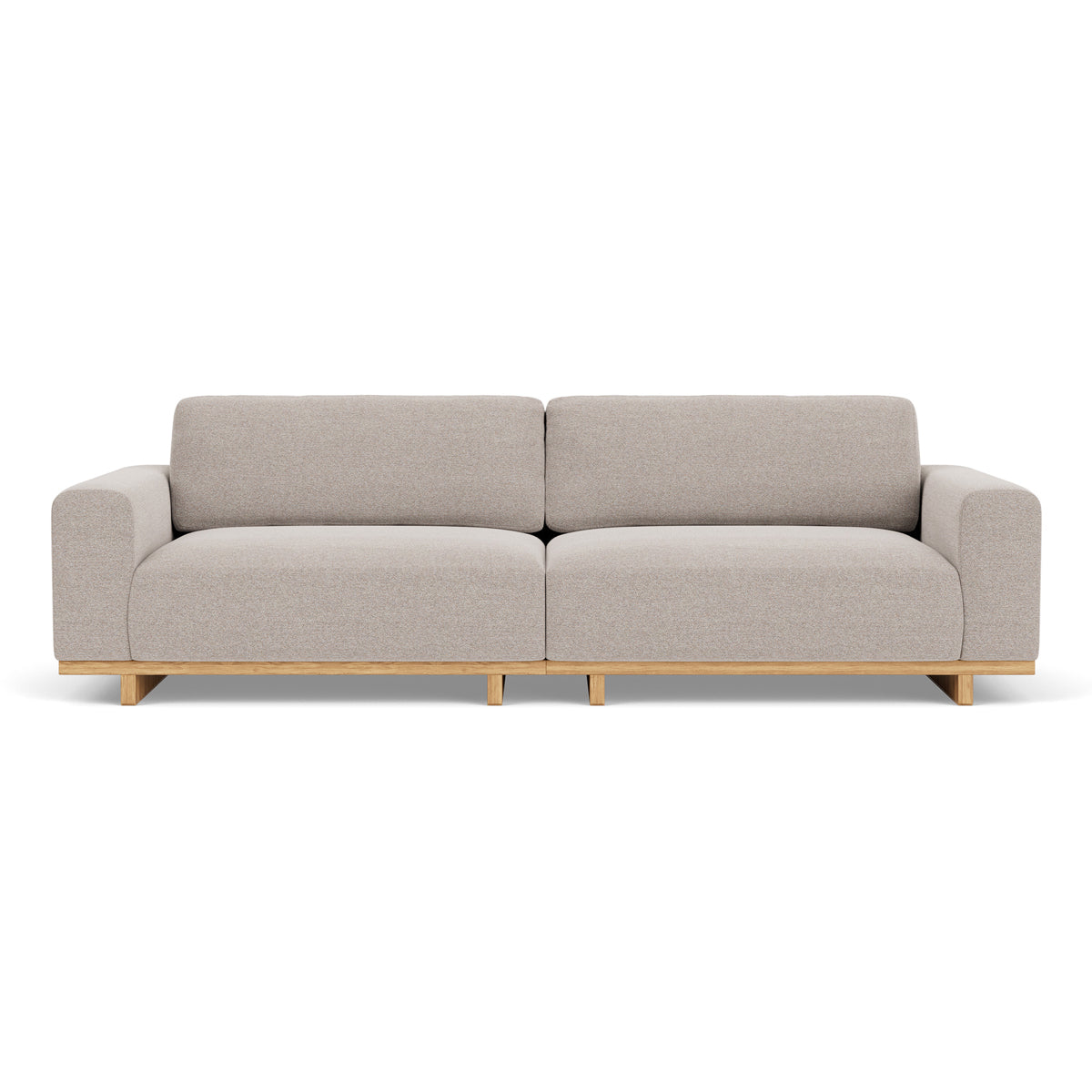 Aya Fabric 3.5 Seater Sofa - Modern Living Room Couch with Soft Upholstery, Comfortable Sectional Sofa for Home, Office & Lounge Areas