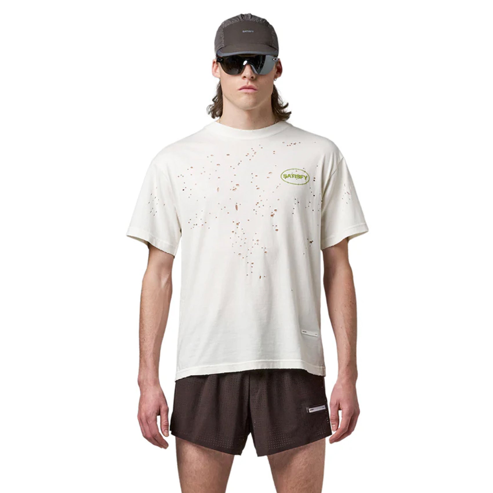 Men's Satisfy MothTech Running T-Shirt - Lightweight Performance Tee for Jogging, Gym & Outdoor Activities