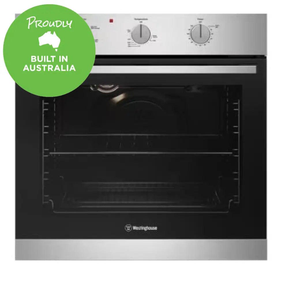 Westinghouse WVE6313SDA 60cm 5-in-1 Multi-Function Built-In Oven - Stainless Steel | Perfect for Baking, Roasting & Grilling in Modern Kitchens
