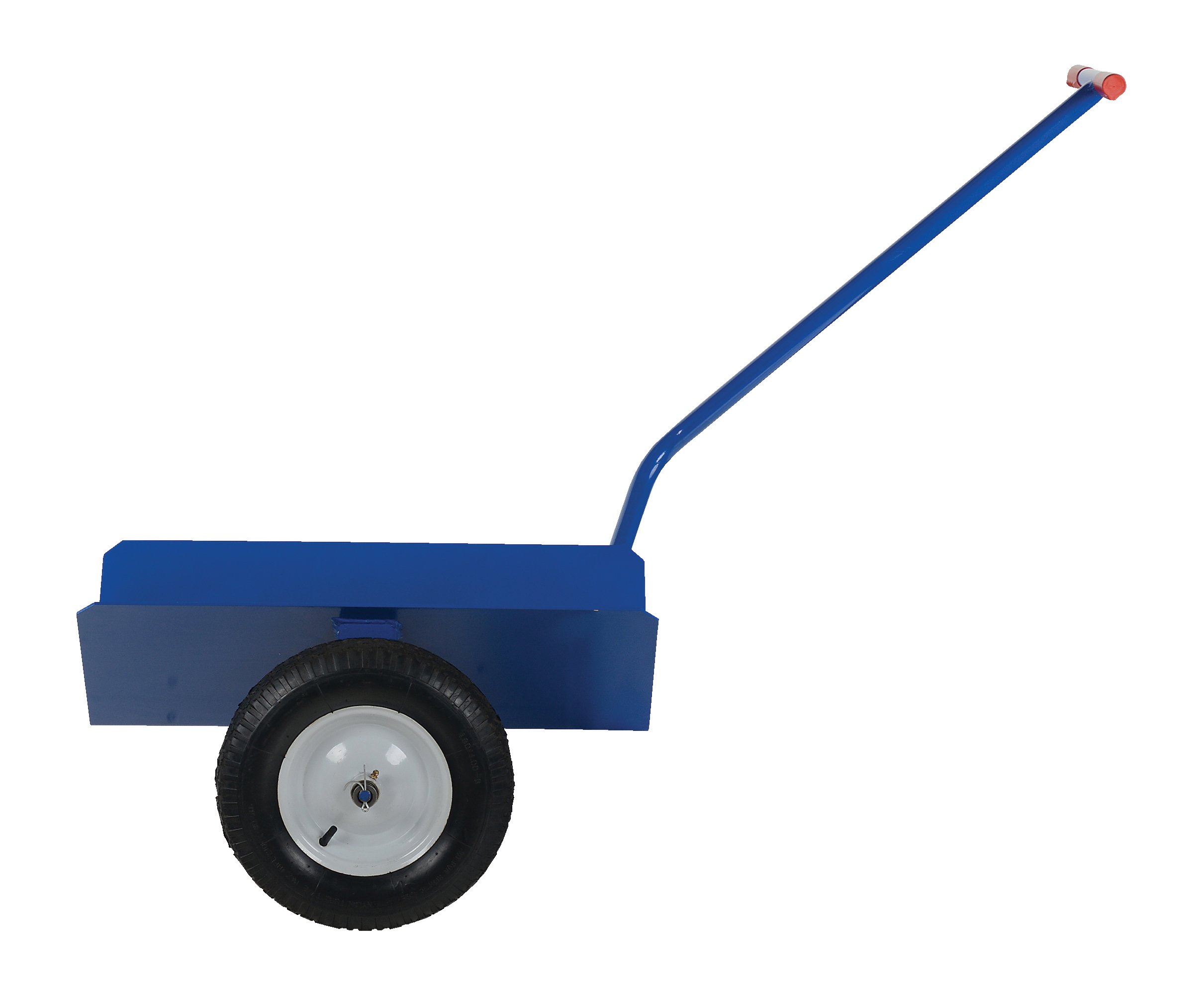Heavy Duty V-Groove Pipe Roller with Pneumatic Wheels - Perfect for Construction, Plumbing, and Industrial Pipe Handling
