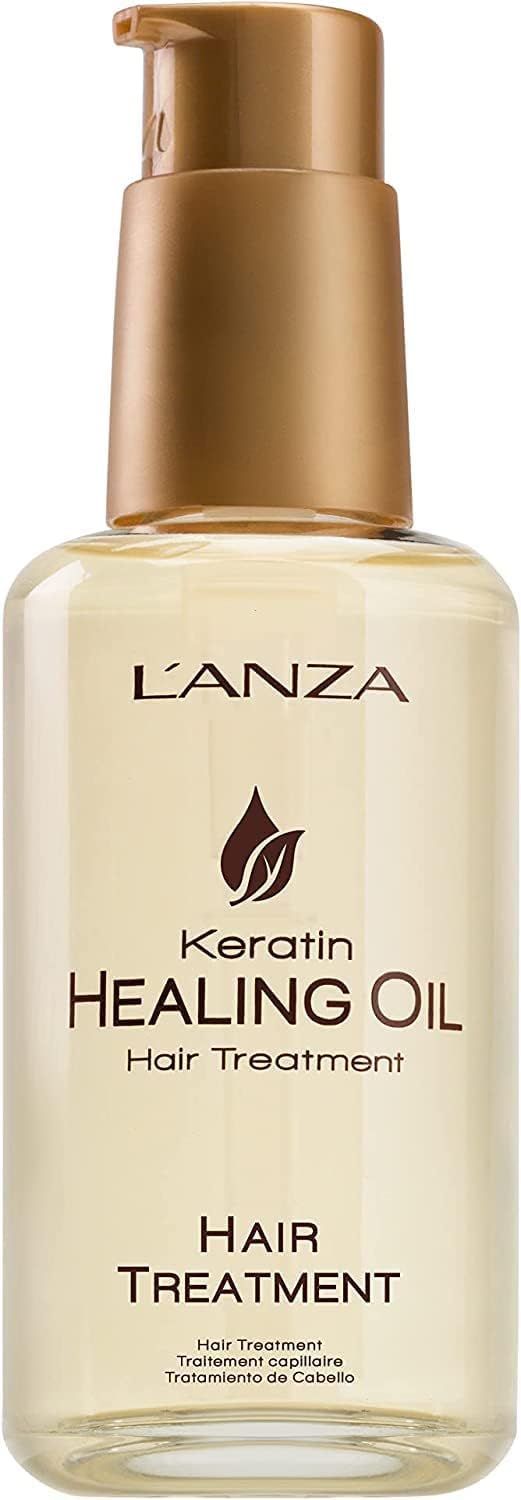 L'ANZA Keratin Healing Hair Oil Treatment - Sulfate Free, Cruelty Free Hair Care with Phyto IV Complex for Damaged Hair - Revives, Nourishes & Repairs Dry, Frizzy Hair - Perfect for Salon-Quality Treatment at Home, Daily Hair Protection & Styling