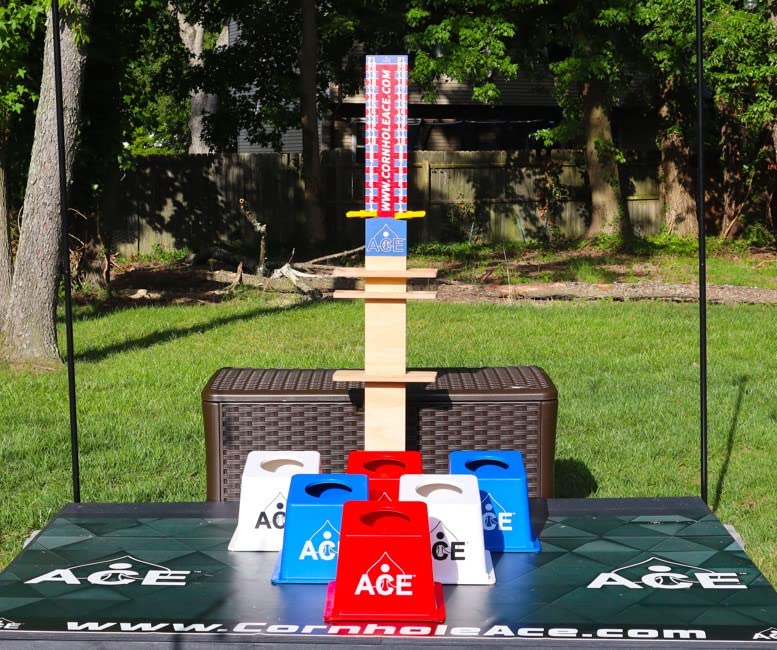 Premium Cornhole Airmail Box Bag Pong Game Set - 12 Durable Airmail Boxes for Outdoor Lawn Games, Backyard Parties & Tailgating Events - Ultimate Bean Bag Toss Experience for Adults & Kids
