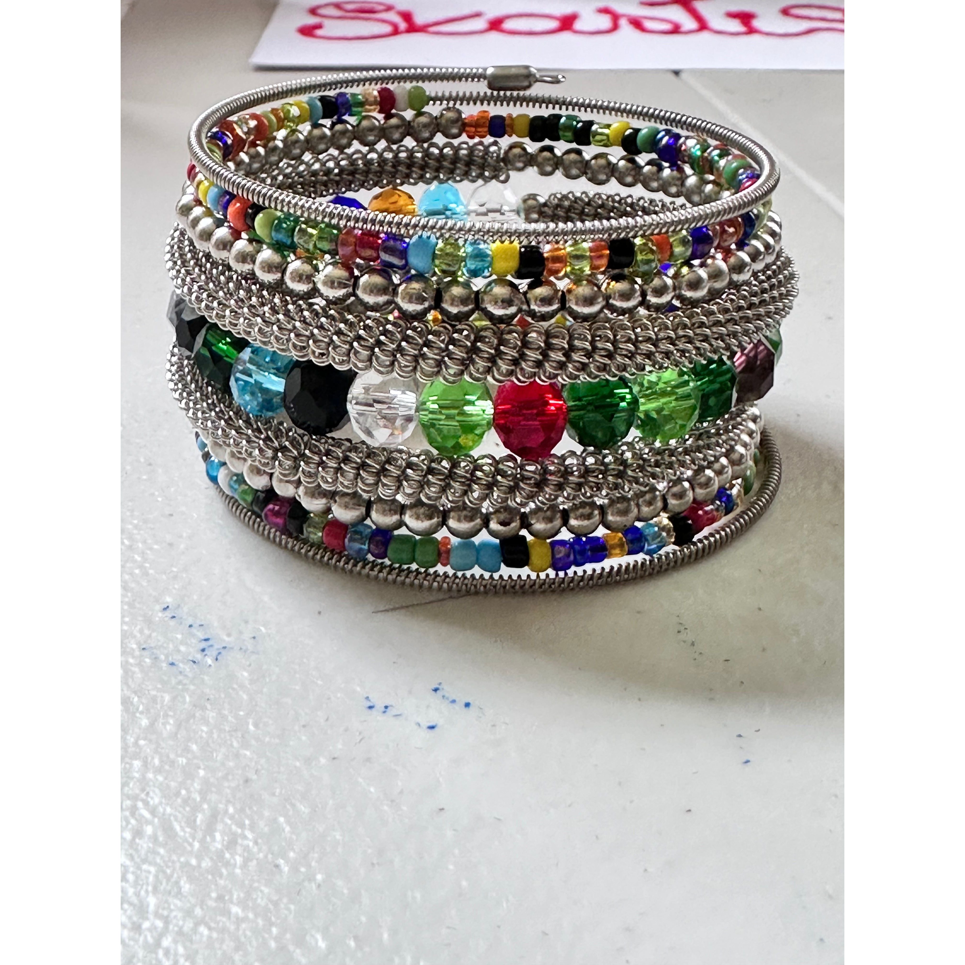 Stylish Adjustable Wrap Bracelet for Women - Boho Chic Beaded Handmade Jewelry - Perfect for Casual Wear, Layering & Gift Giving