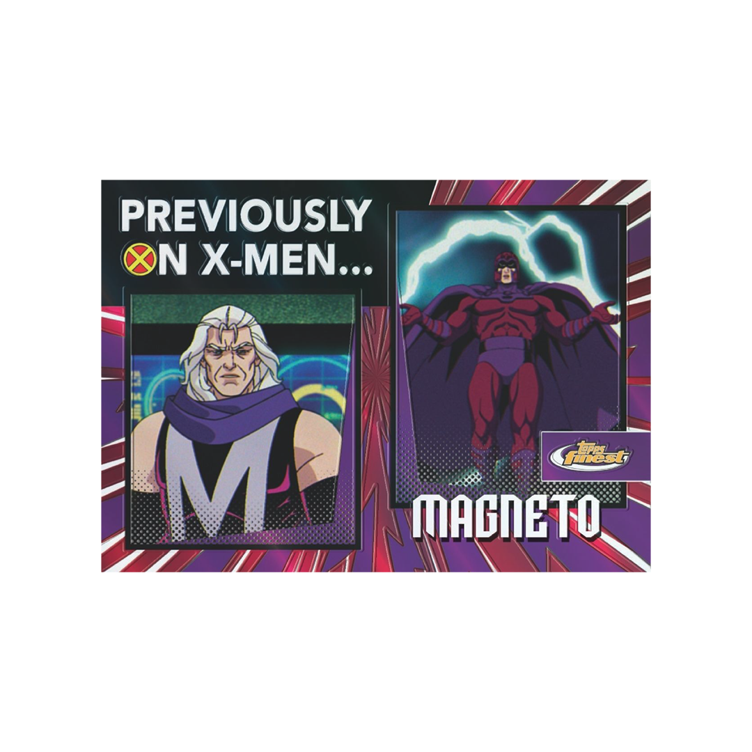 Topps Finest X-Men '97 2025 Trading Cards Hobby Box - Collectible Marvel Cards for Fans & Investors | Perfect for Display, Gifts & Comic Conventions