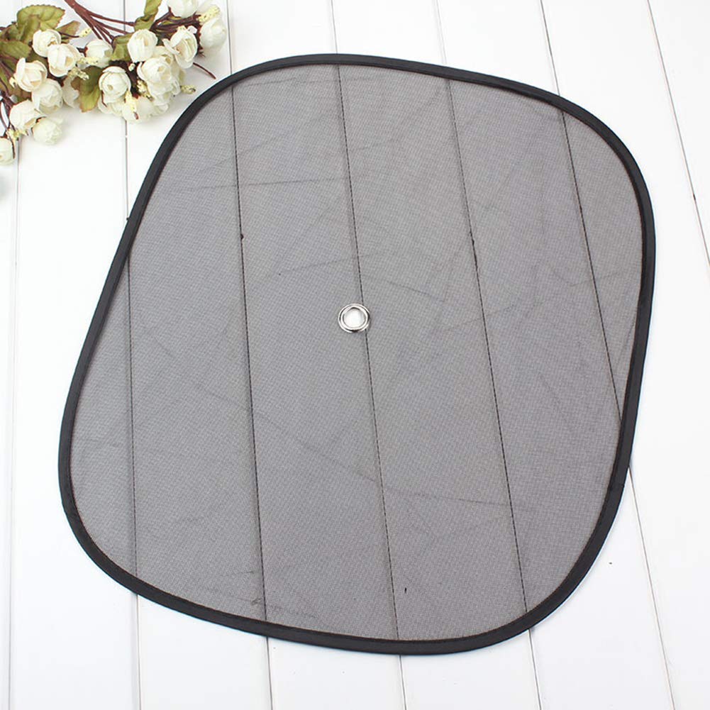 2PCS Universal Car Window Sun Shade - Breathable Mesh UV Protection for Baby & Kids (44cm×36cm) | Blocks Sun Glare & Heat | Perfect for Road Trips, Summer Driving & Child Safety